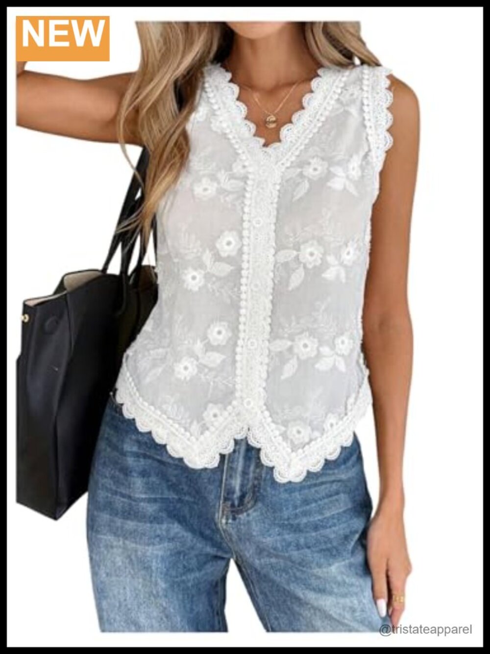 Women's Lace Boho Peasant Blouse Button Down Cute Vest Tank Tops